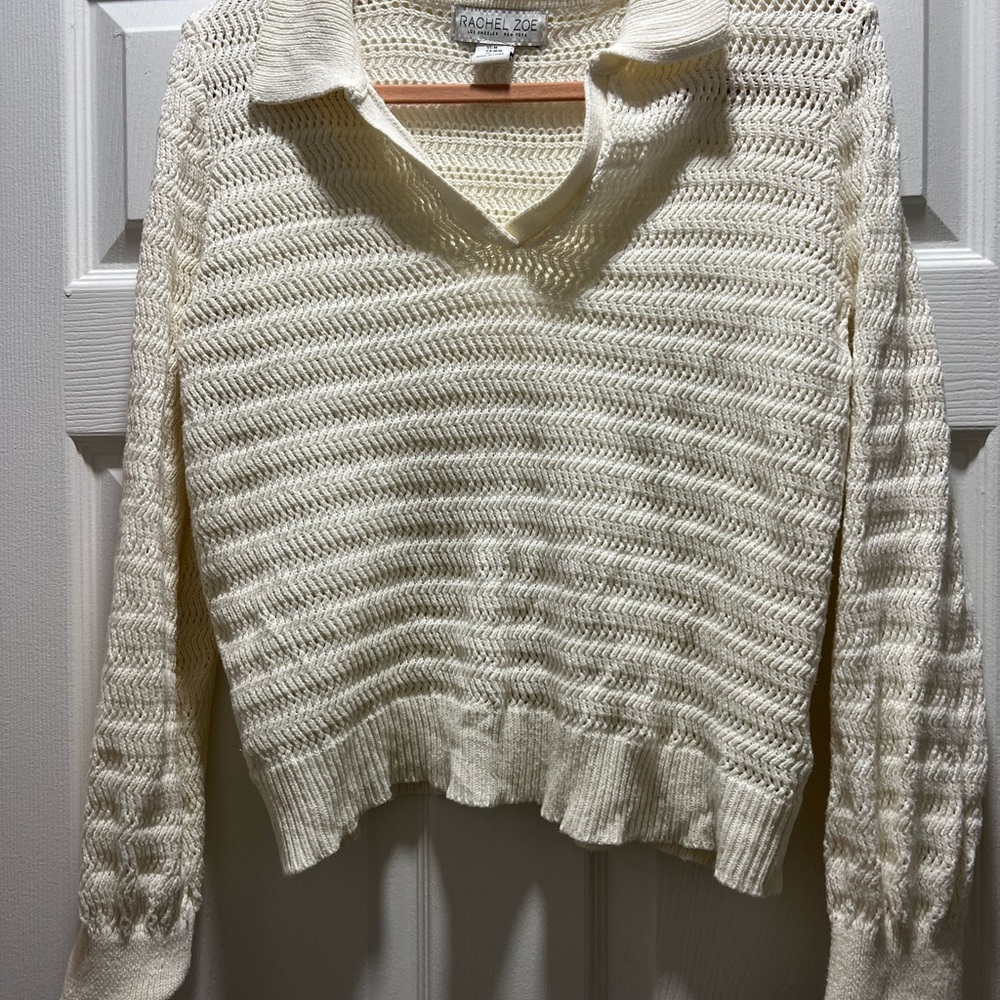 Rachel Zoe Cream Sweater for Women
